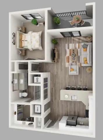 One Riverwalk A8 Floorplan