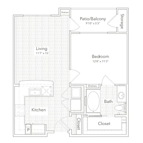 One bedroom one bathroom