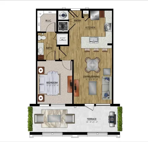 Floorplan Image for a new apartment in Houston