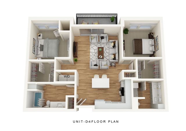 D4 2 Bedroom