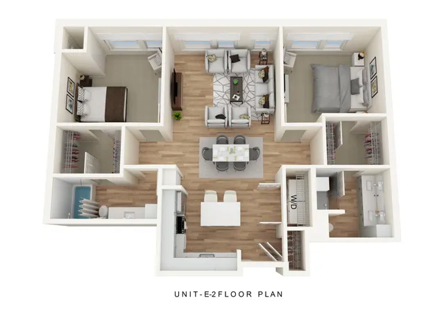 E2 Large 2 Bedroom