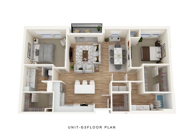 E3 Large 2 Bedroom