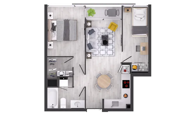 Twin A Floorplan