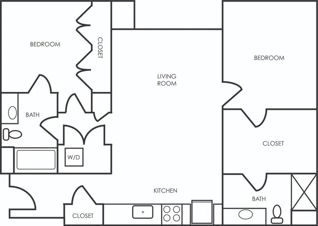 Two bedroom ADA