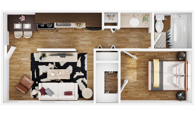 1BR/1BA - A 1