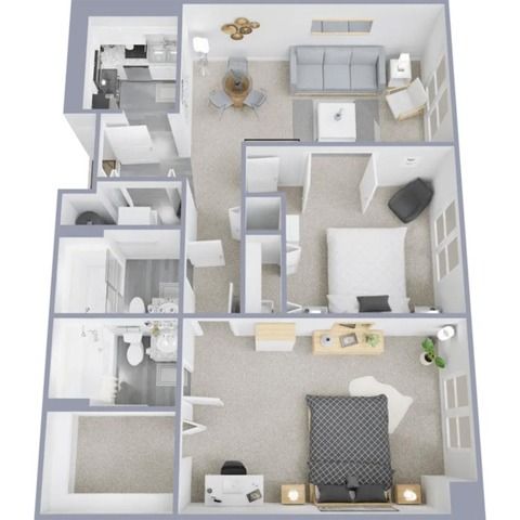Washington Manor B6 2x2