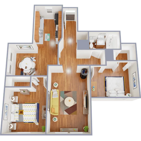 14 Unique 2 bedroom, 1 bath apartment homes