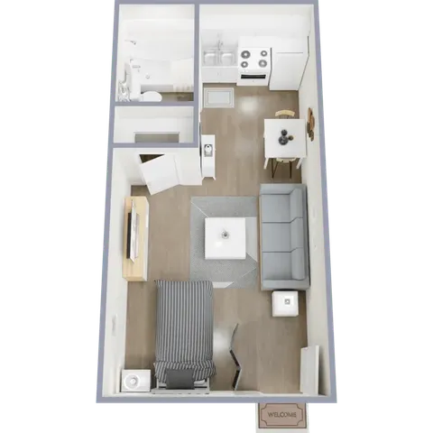 Studio apartment home