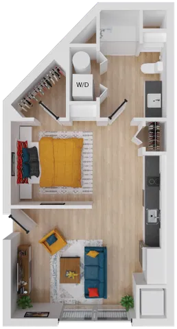 Liv 4 - studio apartment