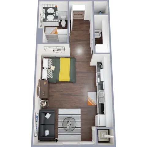 S1 - studio apartment