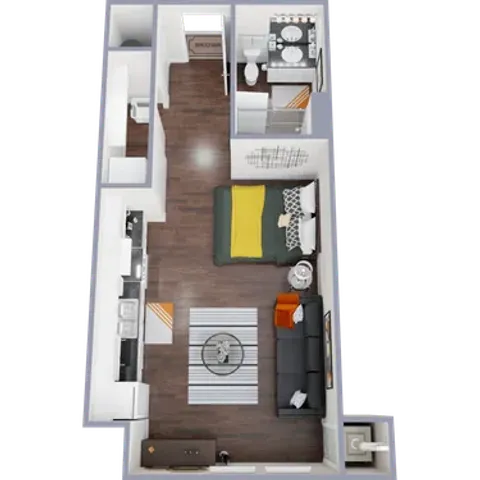S2 - studio apartment