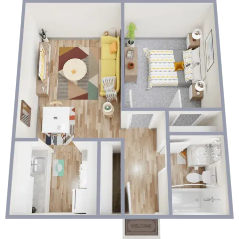 A1 - 1x1 apartment home