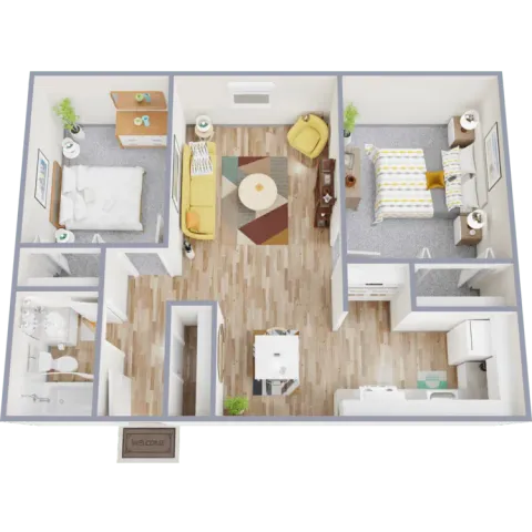 B1 - 2x1 apartment