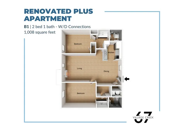 B1 Renovated Plus (W/D Connections)