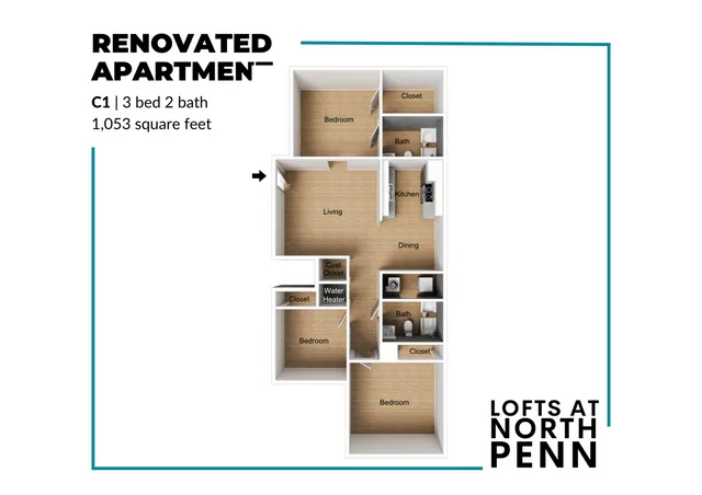 Lofts at North Penn - C1 Renovated