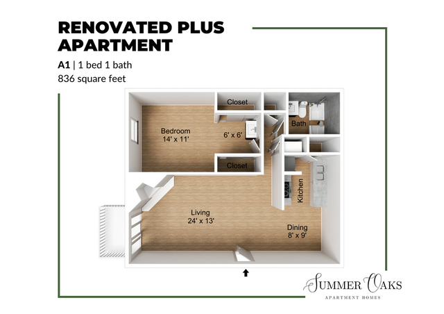 Summer Oaks - A1 Renovated Plus