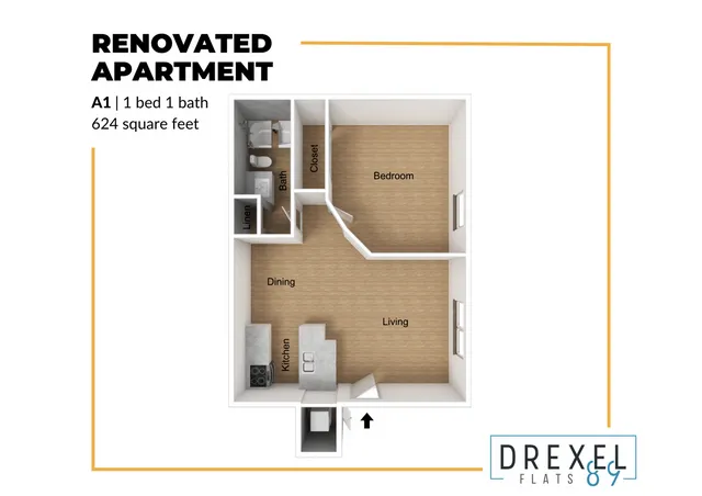 Drexel Flats - A1 Renovated