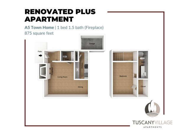 A5 Town Home Renovated Plus Floor Plan