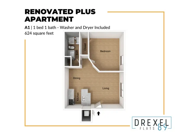 Washer and Dryer Included