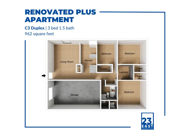 C3 Duplex Renovated Plus