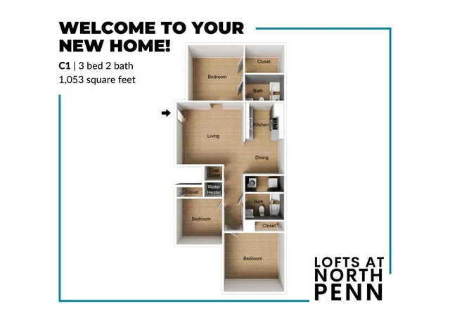 3/2.00 Floor Plan