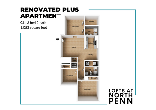 3/2.00 Floor Plan