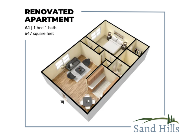 A1 Renovated Floor Plan