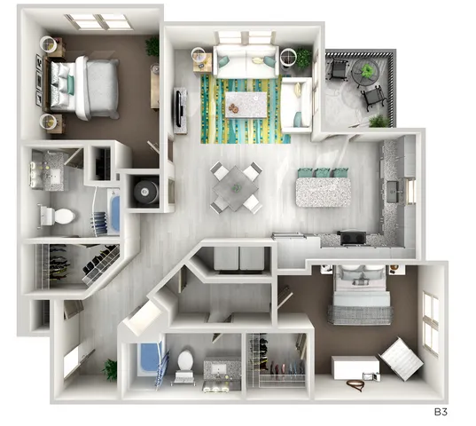 B3 Floor Plan