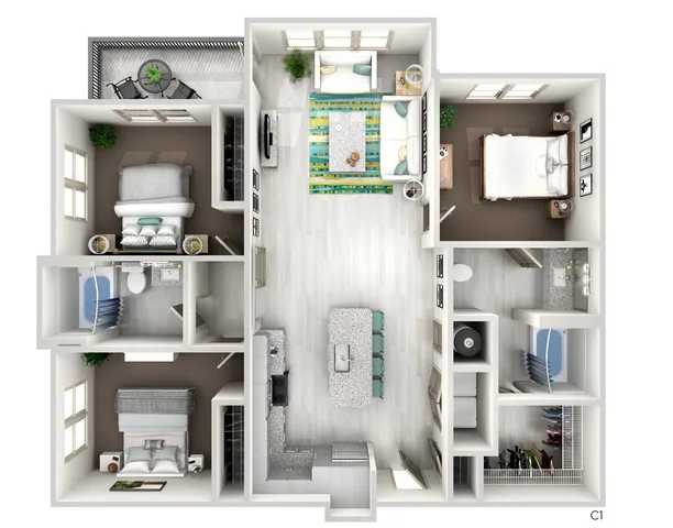 C1 Floor Plan