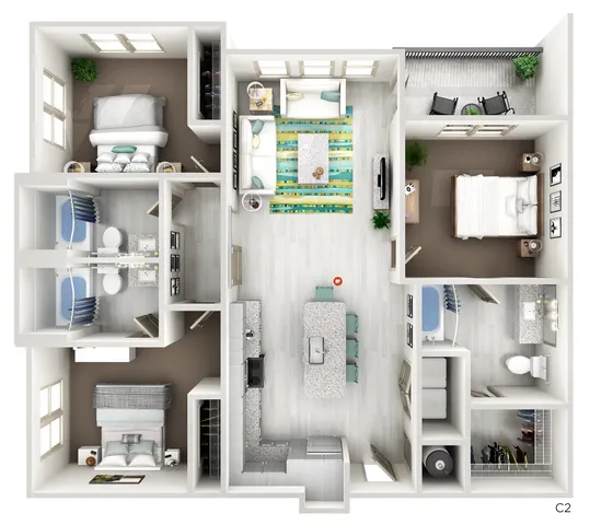 C2 Floor Plan