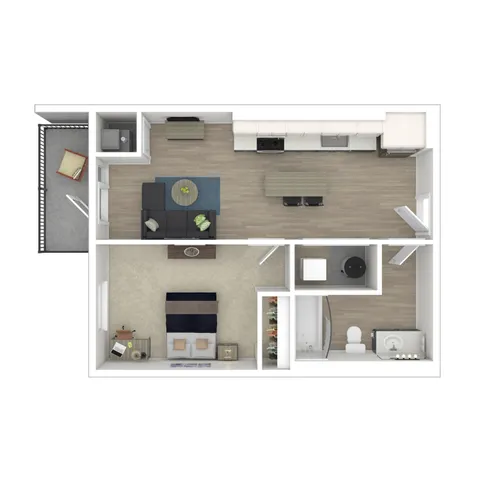 1x1 A 3D Floorplan