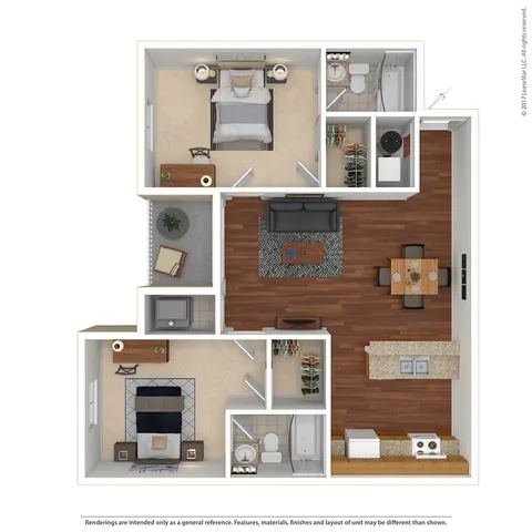 2x2 Floorplan