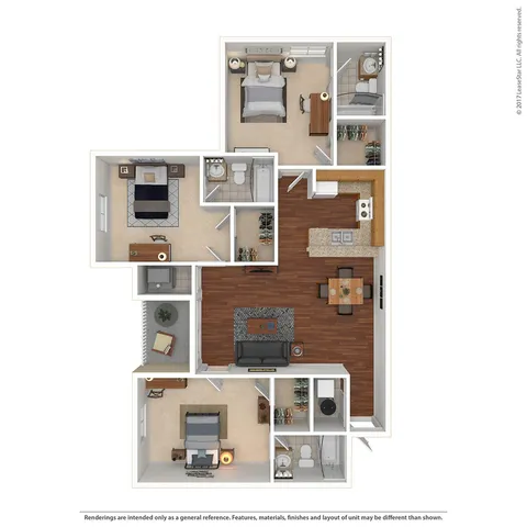 3x3 Floorplan