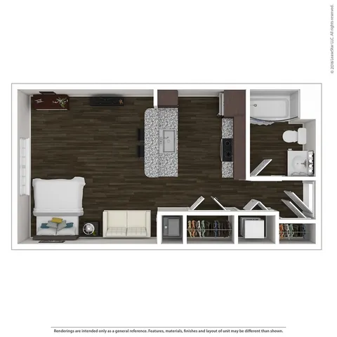 Studio 3-4 Floorplan