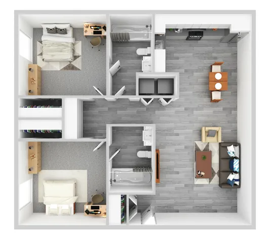2 Bed Furnished Premium