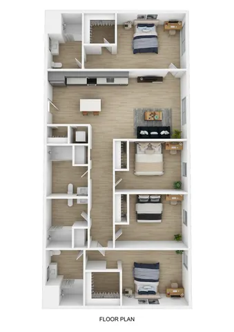 4 Bed 4 Bath A 3D