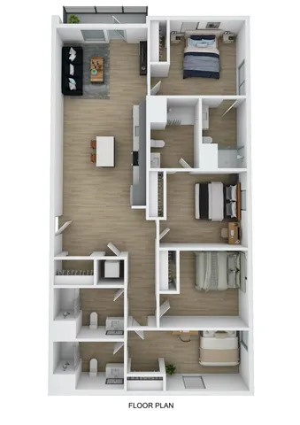 4 Bed 4 Bath C 3D