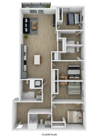 4 Bed 4 Bath F 3D