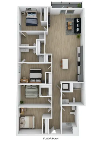 4 Bed 4 Bath E 3D
