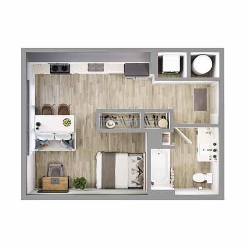 S1 Studio Floorplan