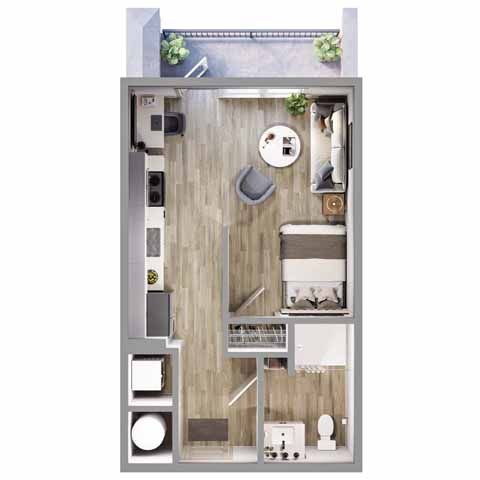 S2 Studio Floorplan