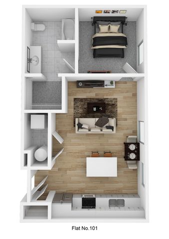 Flat No. 101