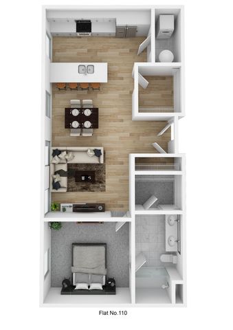 Flat No. 110