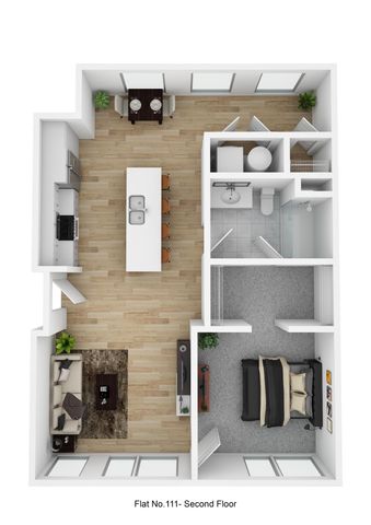 Flat No. 111