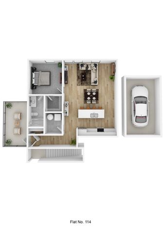 Flat No. 114