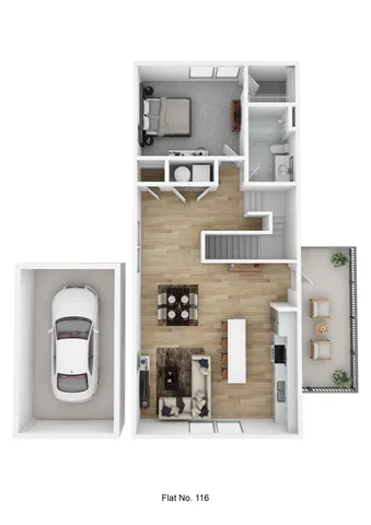 Flat No. 116
