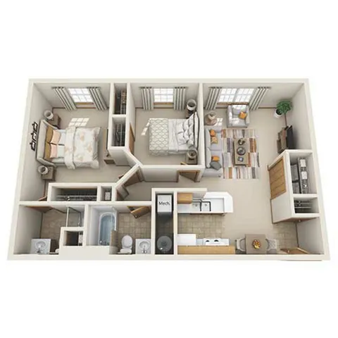 Two-Bedroom