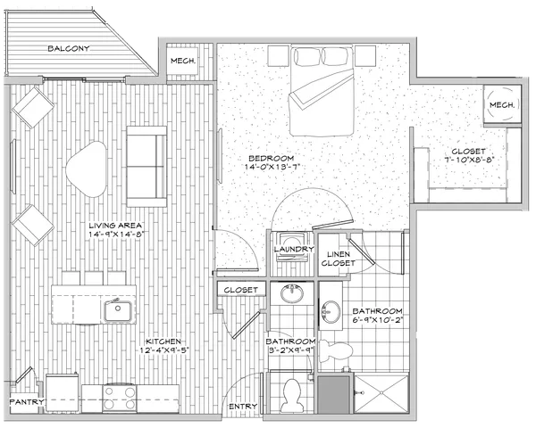 Jerome 208- 1bed