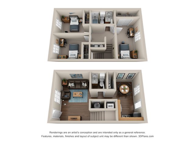 3 Bed 1.5 Bath