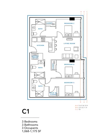 C1 Floorplan